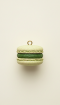 Matcha Macaron Clay Charm