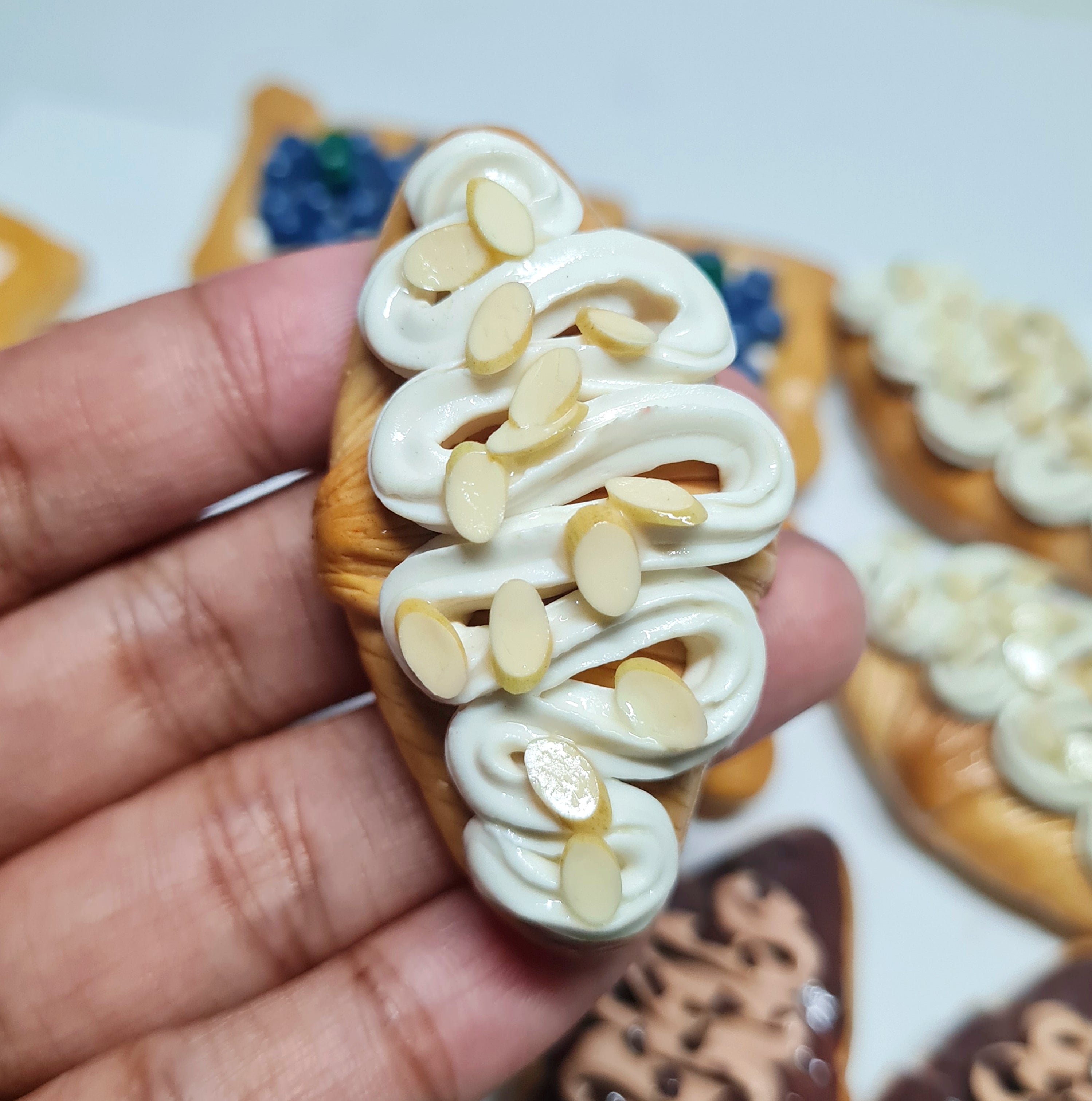 Almond Croissant Fridge Magnet